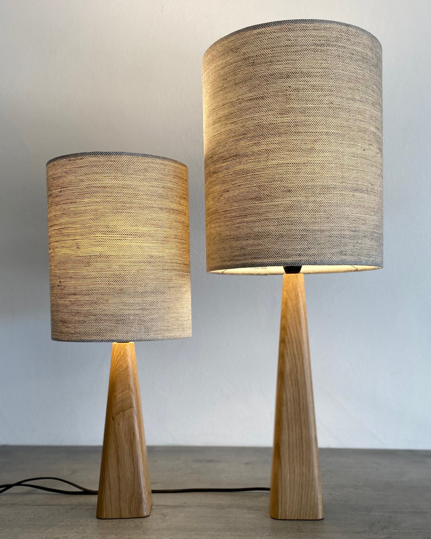 Whiterocks Table Lamp with Oak Base