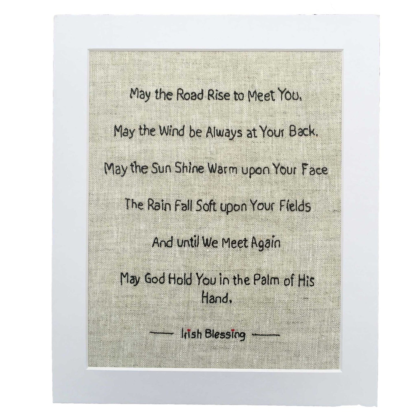 May the road rise to meet you famous irish blessing print
